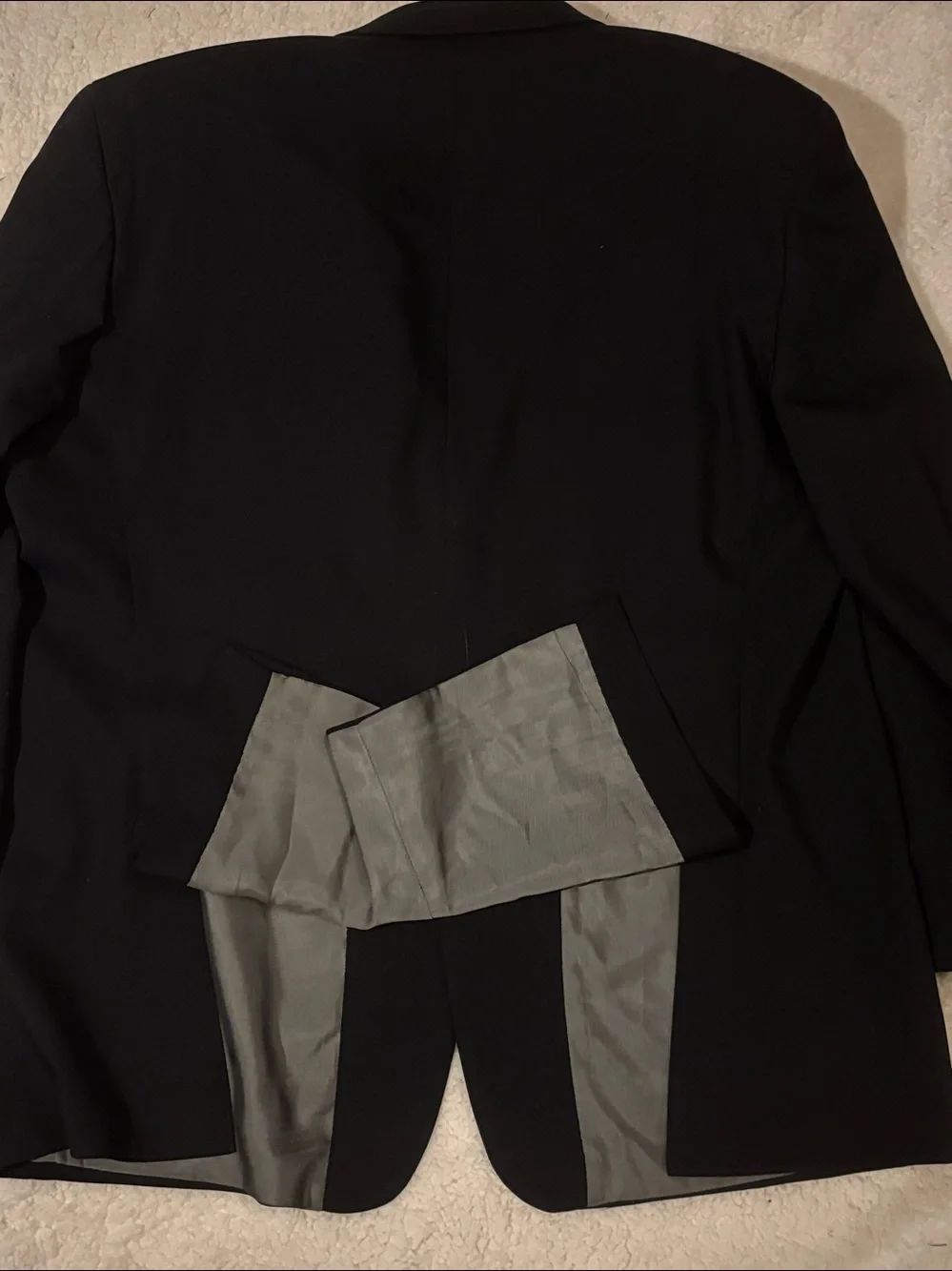 Calvin Klein Classic Black Men's Two-Button Blazer 50L